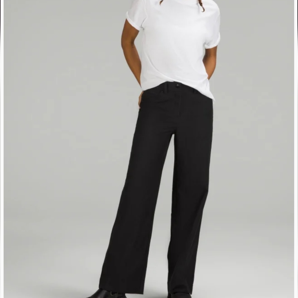 Lululemon City Sleek 5pky Wide Leg *L Utilitech